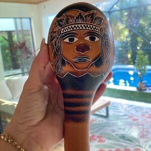 HANDMADE PURUVIAN MARACAN GROGGER for Purim